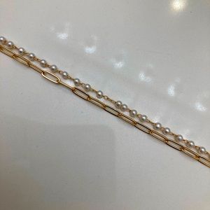 Two Piece Gold Necklace